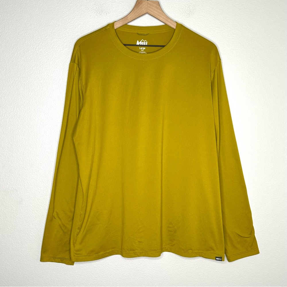 REI Men's Mustard Long Sleeve Shirt